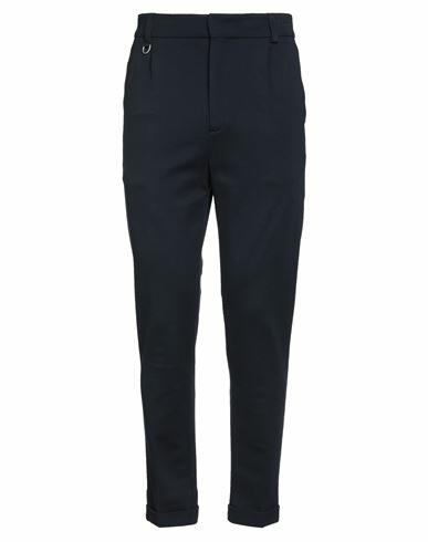 Paolo Pecora Man Pants Midnight blue Viscose, Polyamide, Elastane Cover