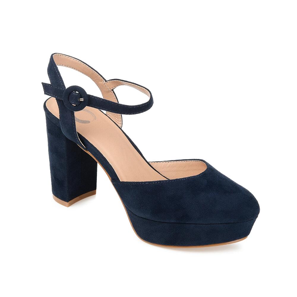 Journee Collection Roslynn Platform Pump | Women's | Navy Cover