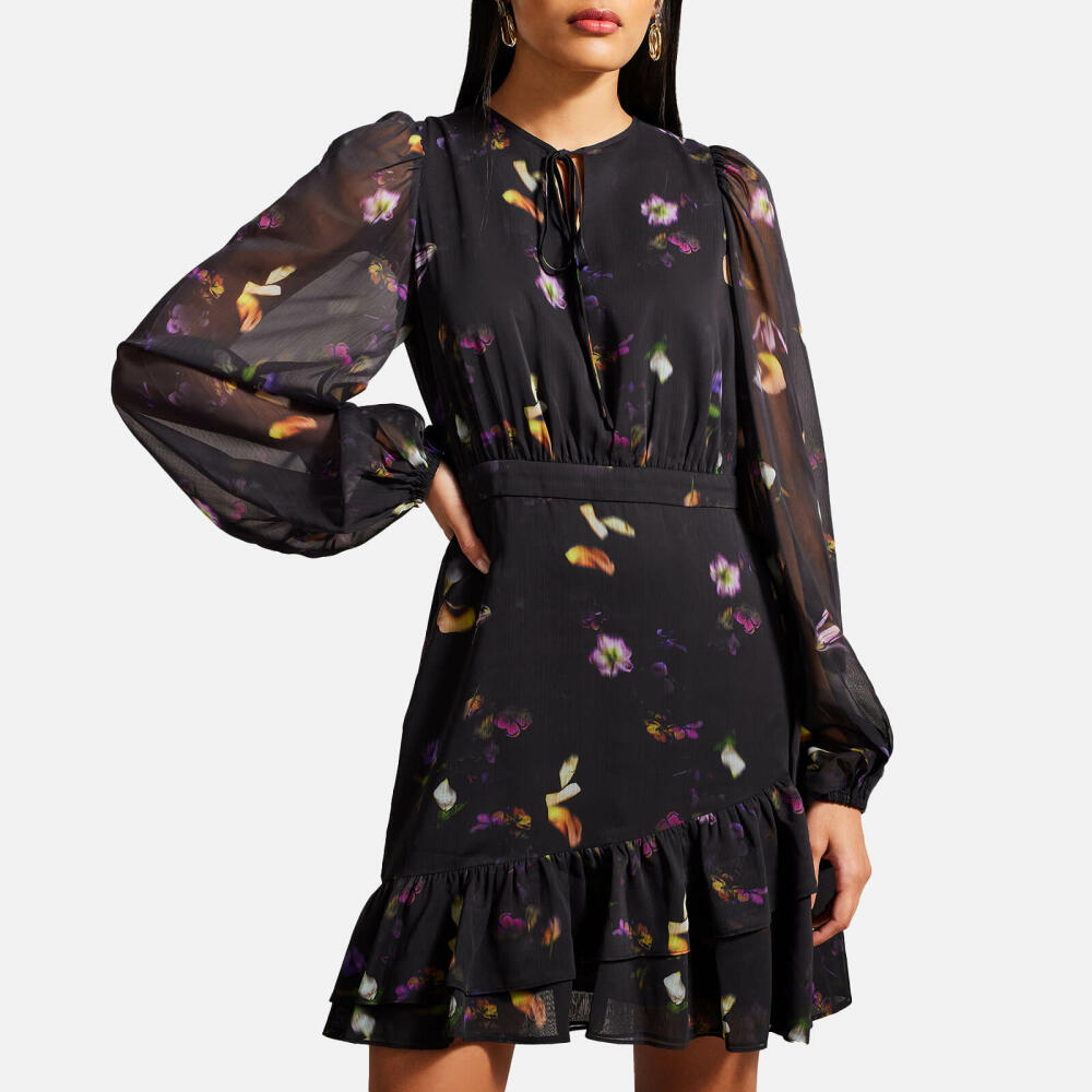 Ted Baker Nikaii Floral-Print Chiffon Mini Dress Cover