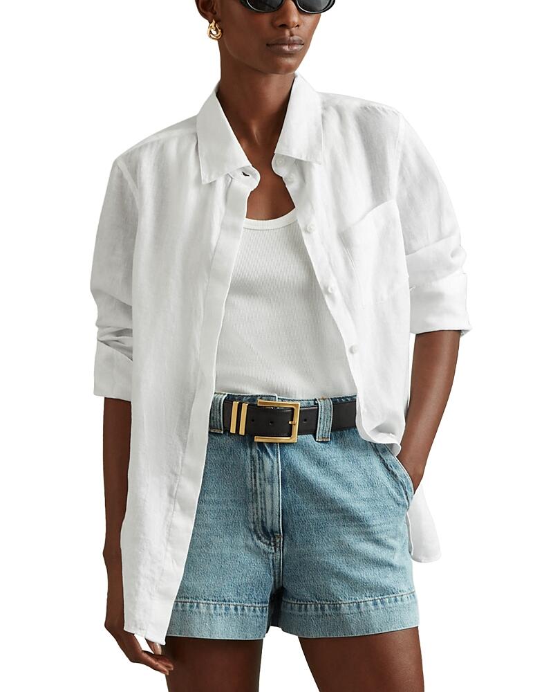 Reiss Belle Linen Shirt Cover