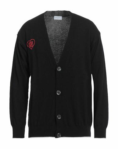 Family First Milano Man Cardigan Black Merino Wool, Cashmere, Viscose, Polyamide Cover