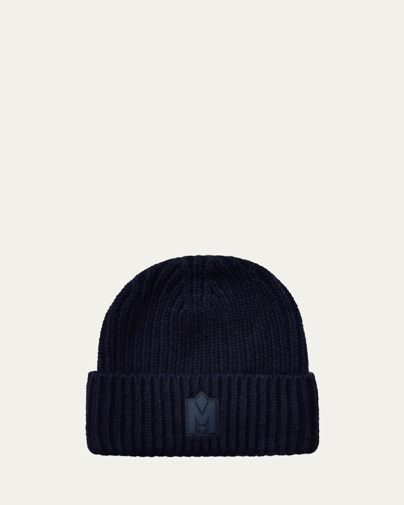 Mackage Jude Hand-Knit Logo Beanie with Ribbed Cuff Cover