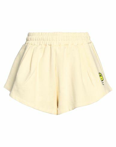 Barrow Woman Shorts & Bermuda Shorts Light yellow Cotton Cover