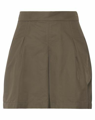 Semicouture Woman Mini skirt Military green Polyamide, Polyester Cover