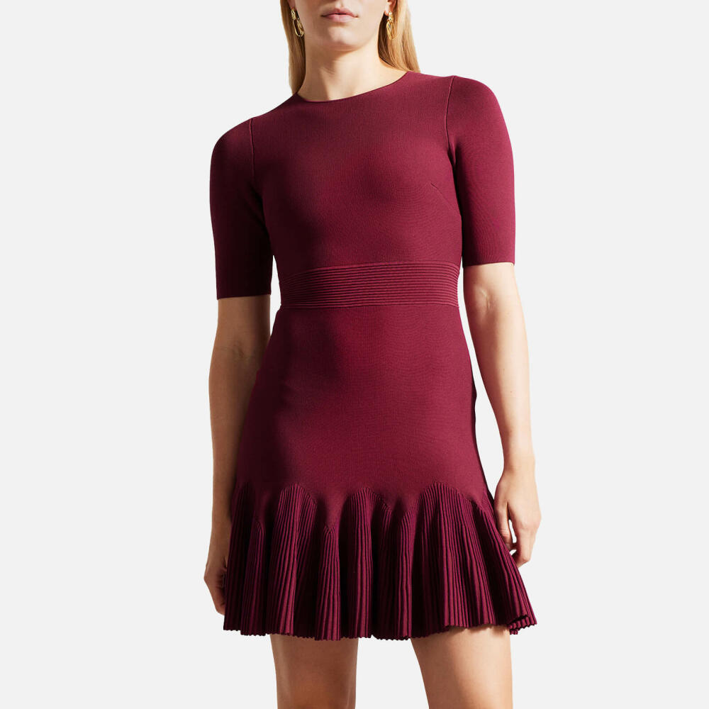 Ted Baker Josafee Peplum Knit Dress Cover