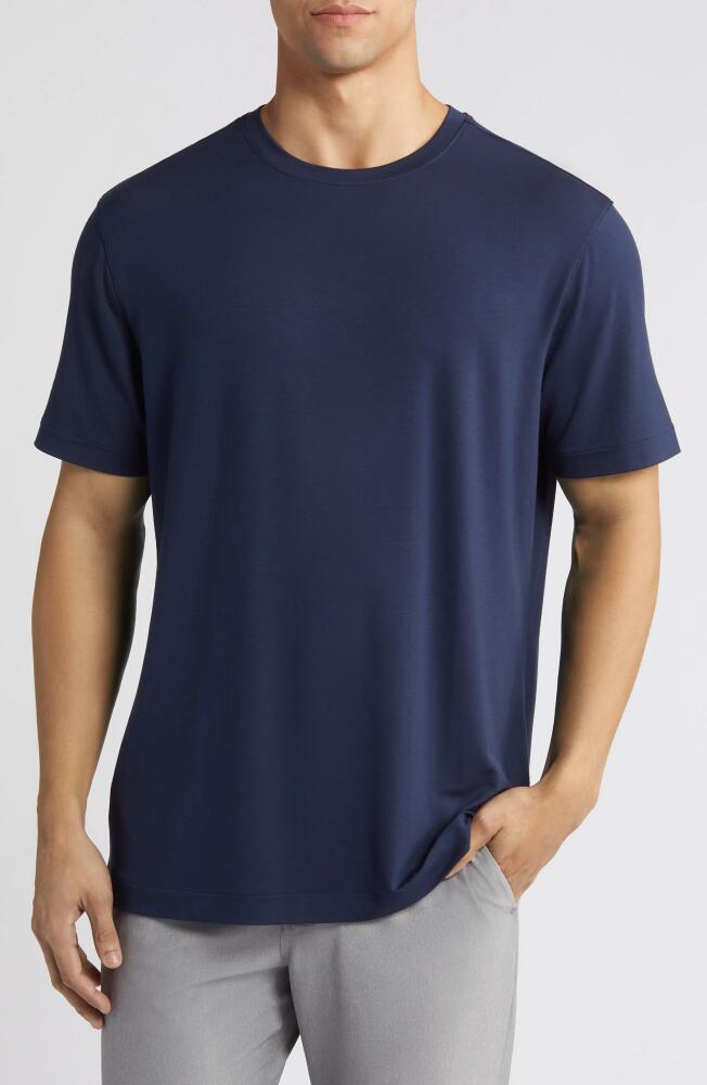 Mizzen+Main Knox Solid Navy Performance T-Shirt Cover