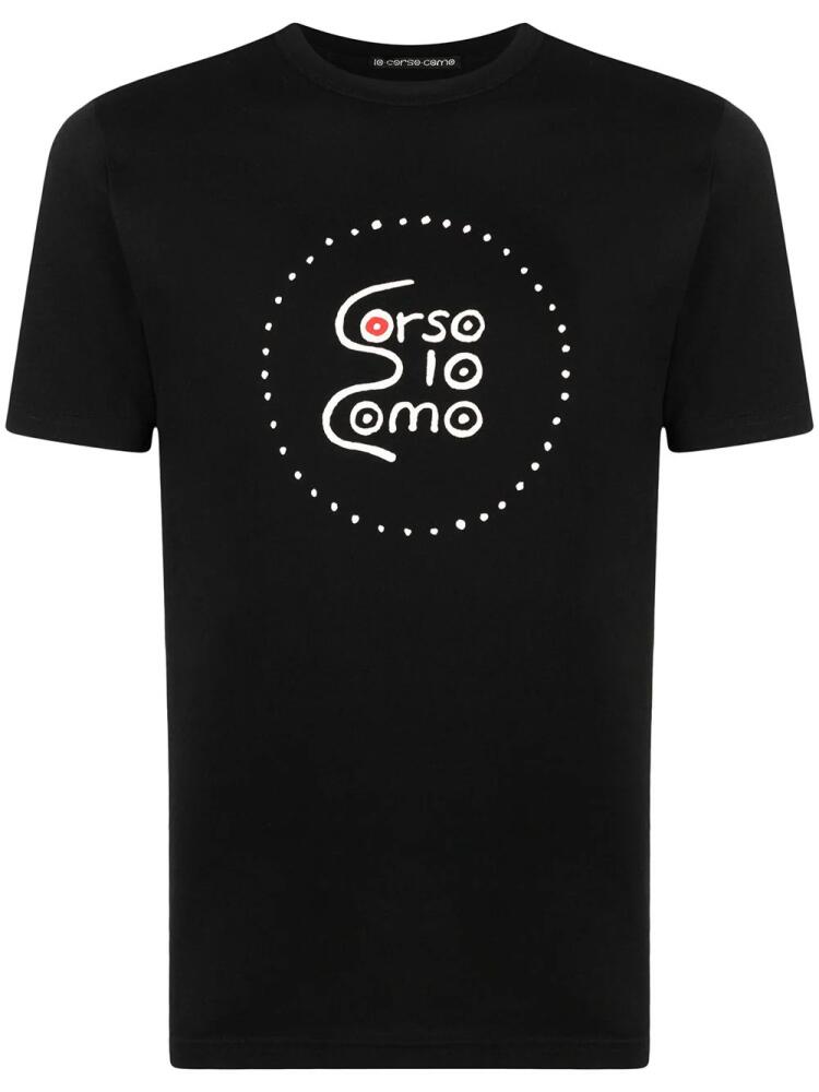 10 CORSO COMO logo-print short-sleeved T-shirt - Black Cover