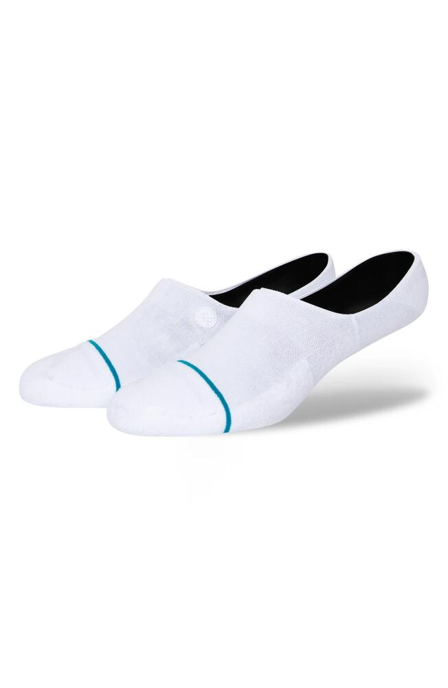 Stance Icon Cotton Blend No-Show Socks in White Cover