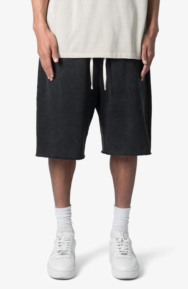 mnml Ultra Baggy Sweat Shorts in Washed Black Cover