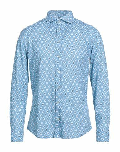 Bastoncino Man Shirt Sky blue Size 15 ¾ Linen, Cotton Cover