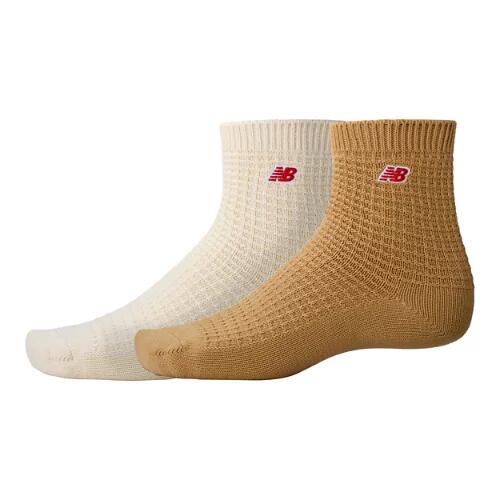 New Balance Unisex Waffle Knit Ankle Socks 2 Pack - Print / Pattern / Misc Cover