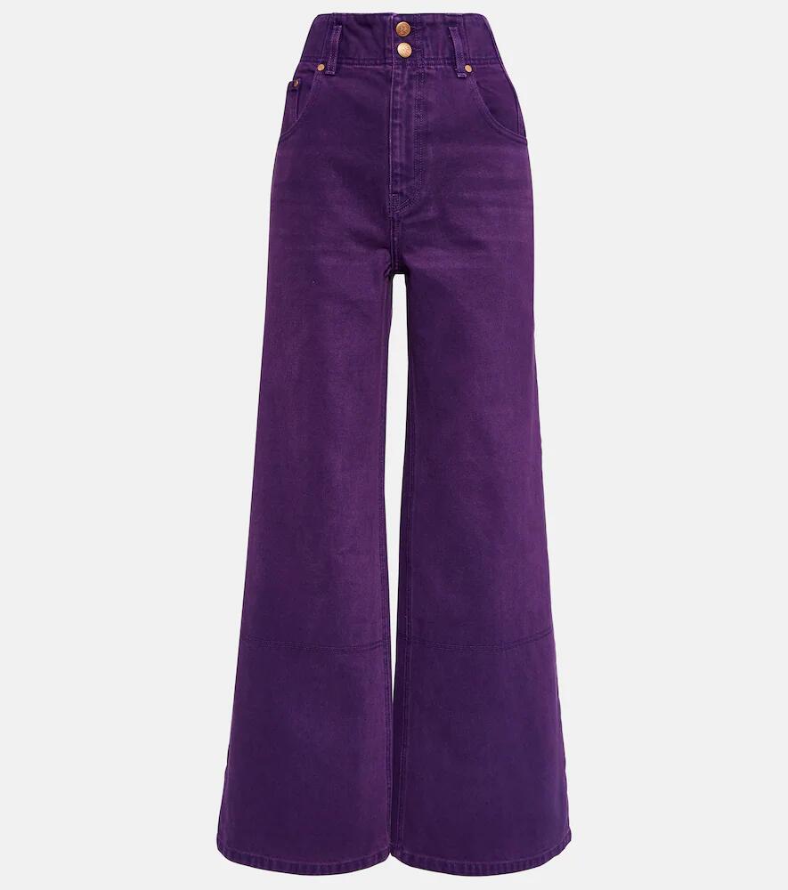 Ulla Johnson Margot high-rise wide-leg jeans Cover