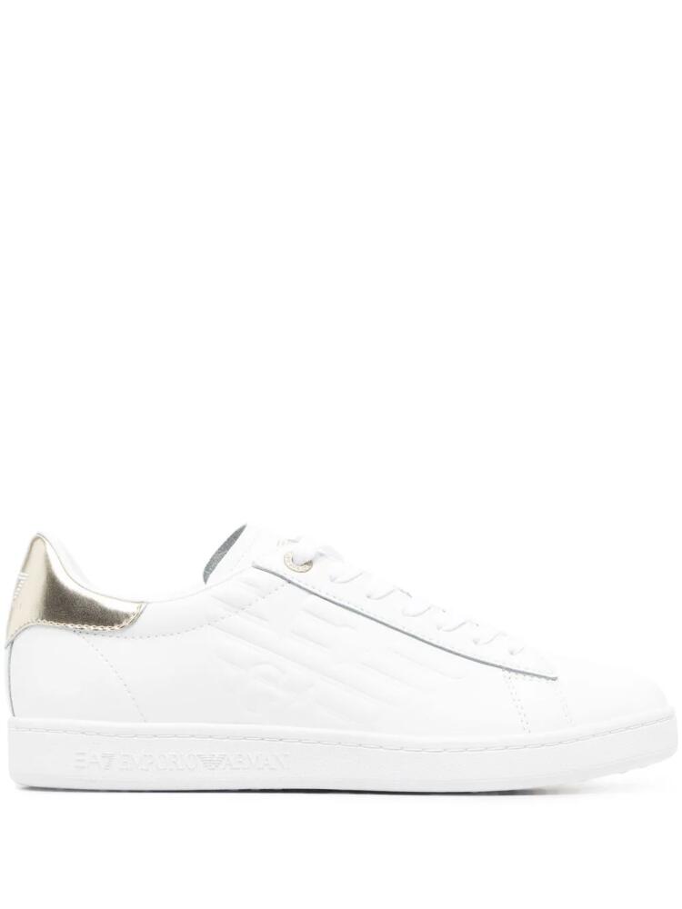 Ea7 Emporio Armani low-top panelled sneakers - White Cover