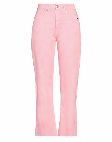 Berna Woman Pants Pink Cotton Cover