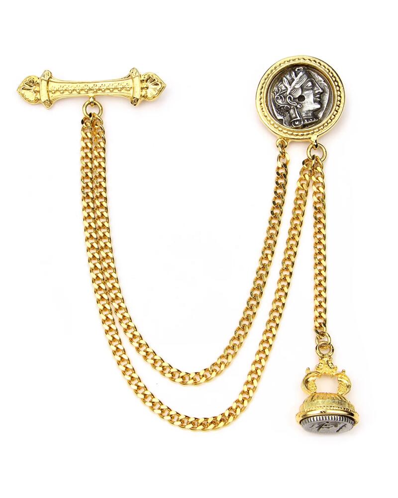 Ben-Amun Double Chain Coin Brooch Cover