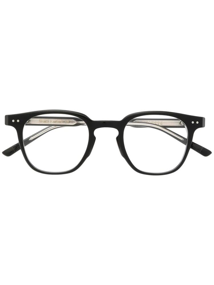 Gentle Monster Lutto 01 round-frame glasses - Black Cover