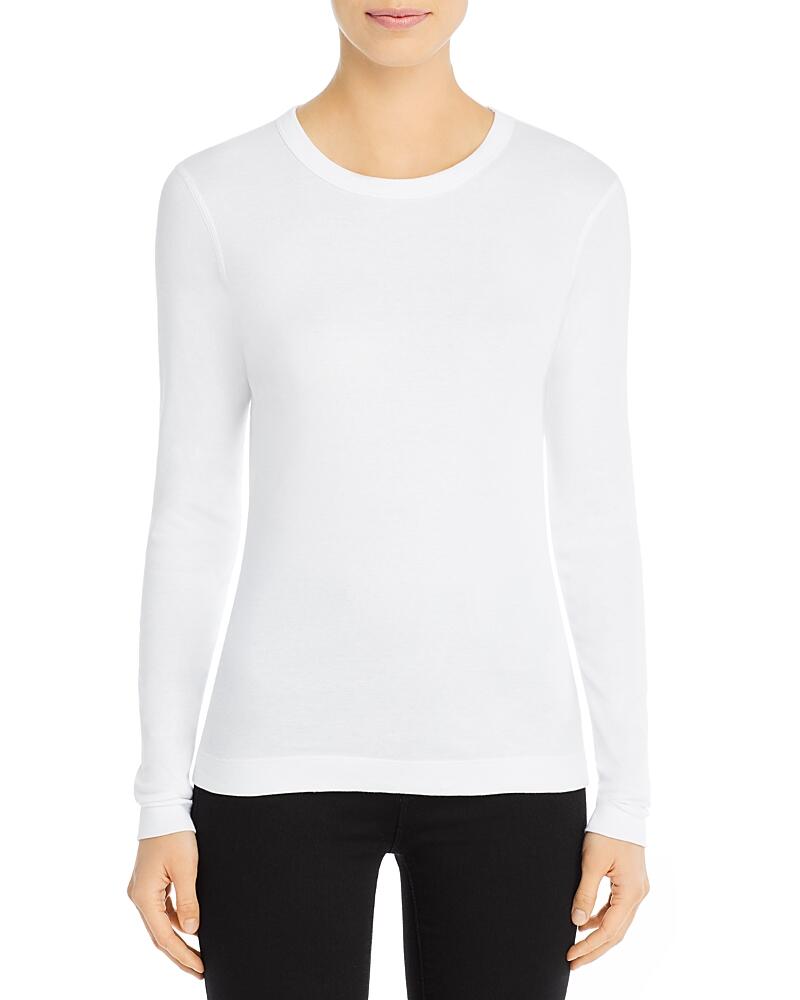 Three Dots Long-Sleeve Cotton Tee Cover