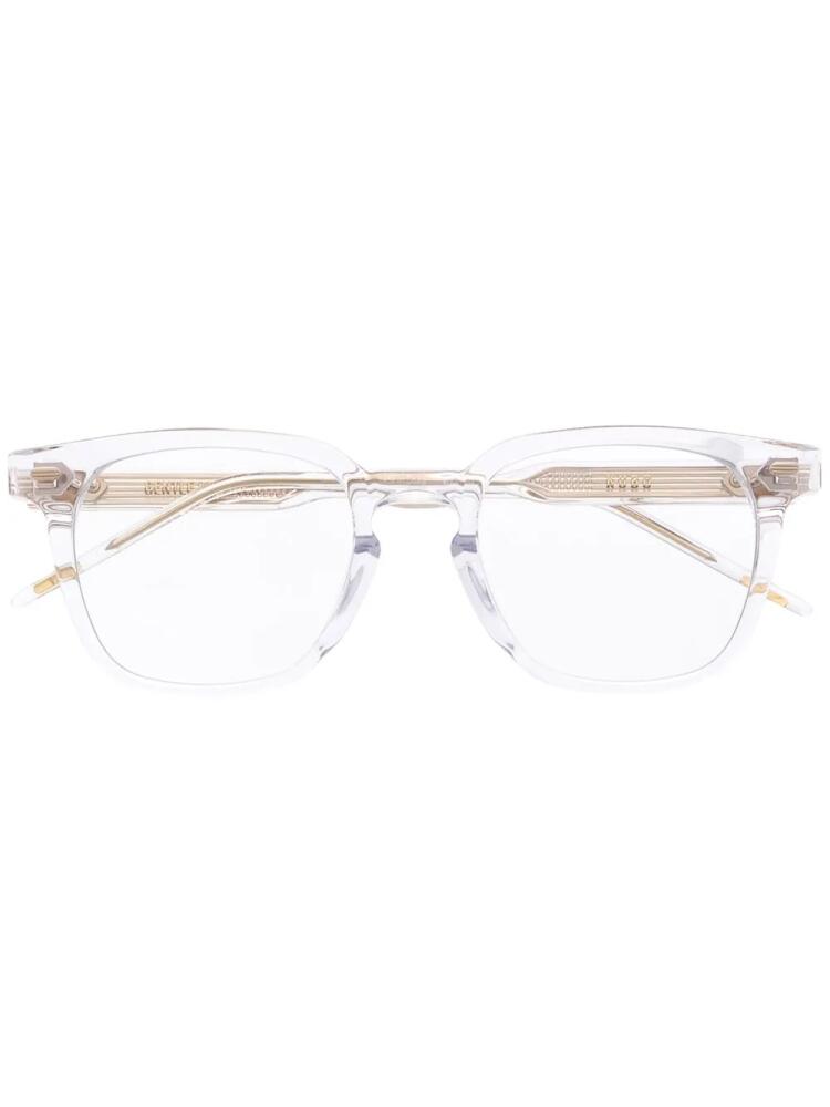 Gentle Monster Kubo C1 square-frame glasses - Neutrals Cover