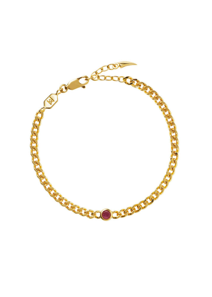 Missoma July Birthstone 18kt Gold Vermeil Bracelet Cover