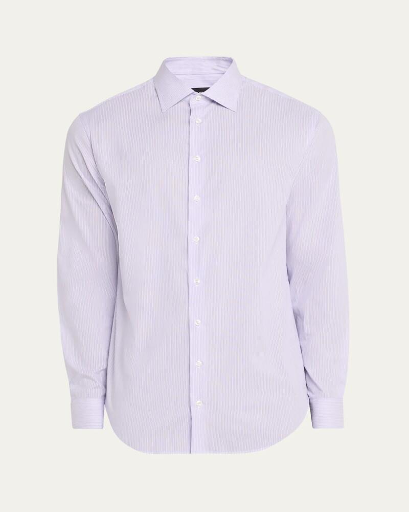 Giorgio Armani Men's Micro-Stripe Dress Shirt Cover