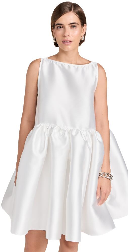 Marques Almeida Short Sleeveless Puff Dress Ivory Cover