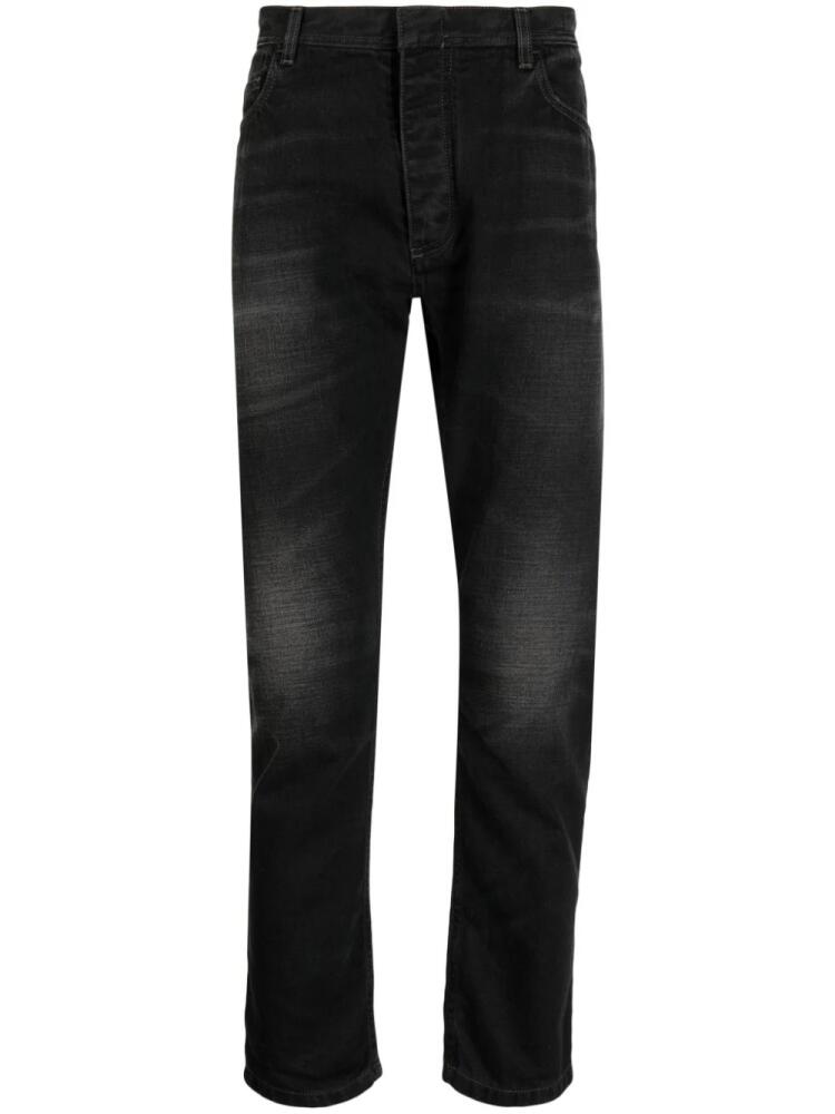 Nicolas Andreas Taralis tapered-leg cropped jeans - Black Cover