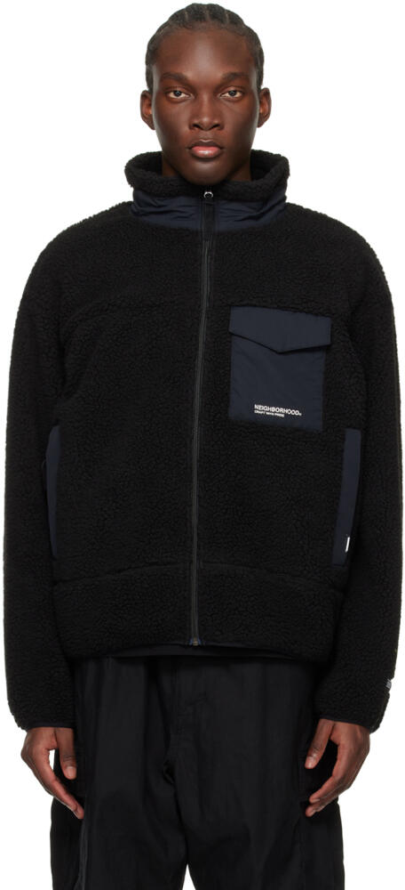 Neighborhood Black Paneled Jacket Cover