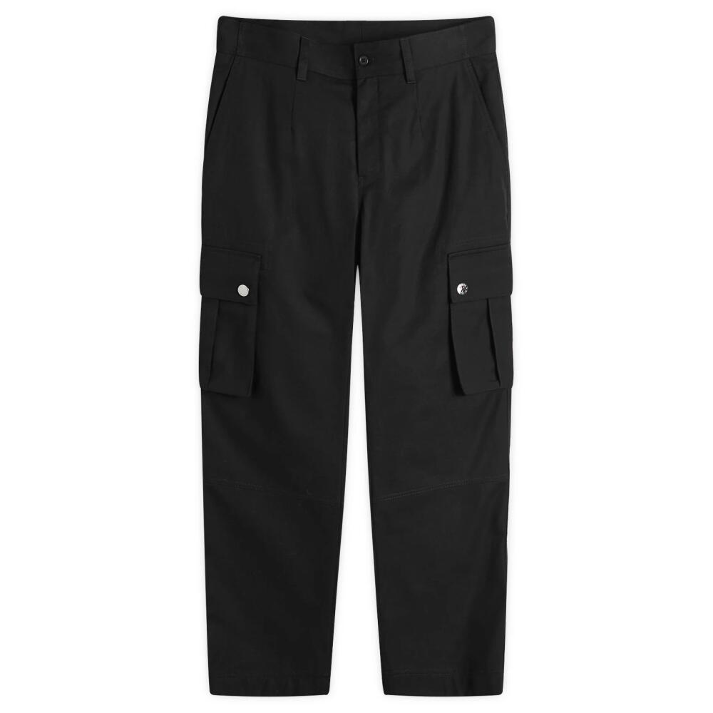 Dolce & Gabbana Men's Gabardine Cargo Pant in Black Cover