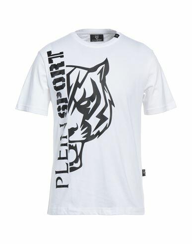 Plein Sport Man T-shirt White Cotton Cover