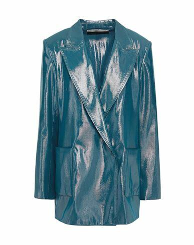 Roland Mouret Woman Blazer Slate blue Silk, Polyester Cover