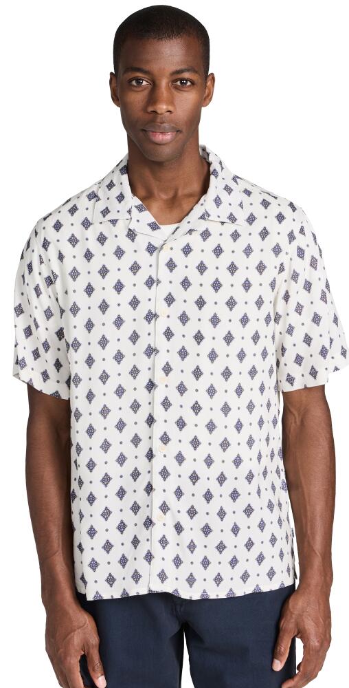 Wax London Didcot Tile Shirt Ecru Cover