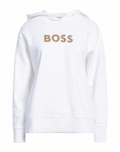 Boss Woman Sweatshirt White Cotton Cover