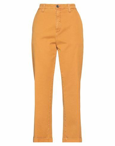 Department 5 Woman Pants Rust Cotton, Elastane Cover