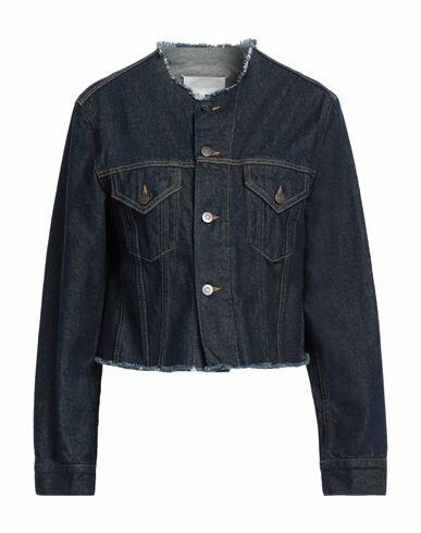 Maison Margiela Woman Denim outerwear Blue Cotton Cover