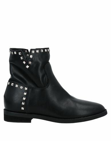 Francesco Milano Woman Ankle boots Black Textile fibers Cover