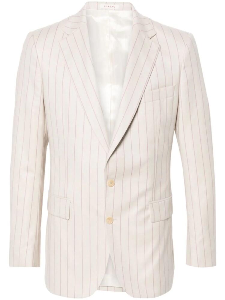 FURSAC virgin wool blazer - Neutrals Cover