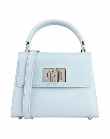 Furla Furla 1927 Mini Top Handle Woman Handbag Sky blue Soft Leather Cover