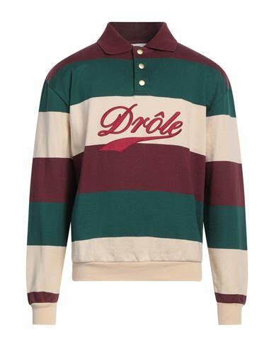 Drôle De Monsieur Man Sweatshirt Burgundy Cotton Cover