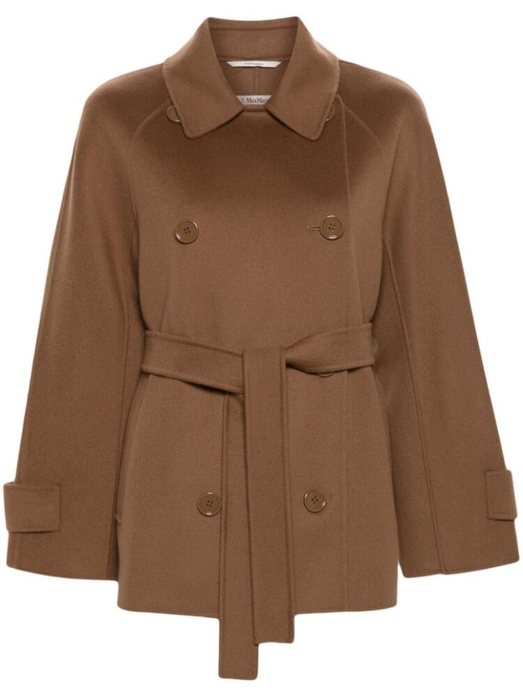 'S Max Mara Louis double-breasted virgin wool jacket - Brown Cover