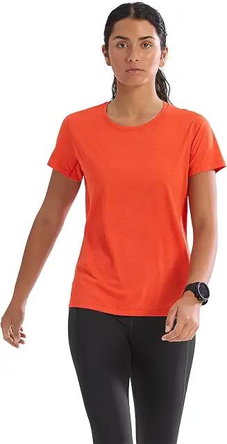 Arc'teryx Taema Crew Short Sleeve (Solaris Heather) Women's Clothing Cover