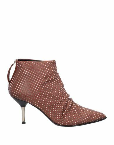 Halmanera Woman Ankle boots Brown Leather Cover