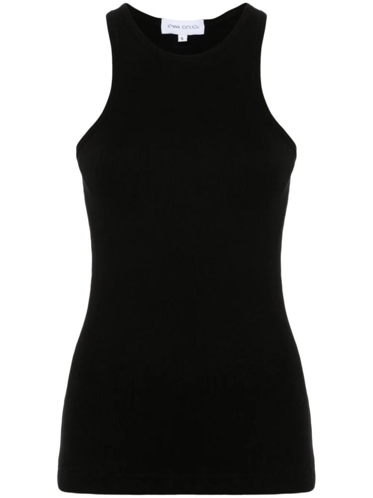 Ioana Ciolacu ribbed tank top - Black Cover