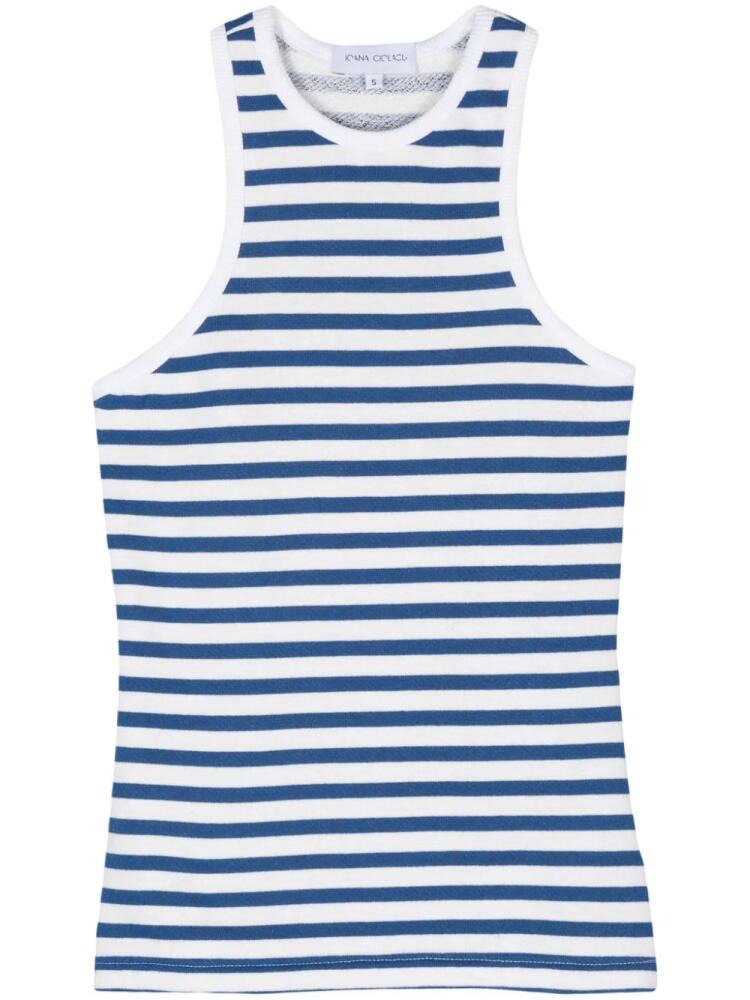 Ioana Ciolacu striped tank top - Blue Cover