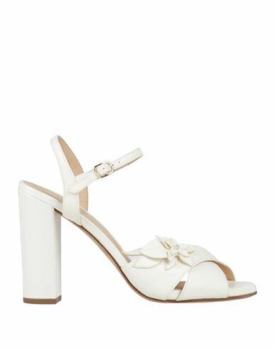 Chie Mihara Woman Sandals Ivory Leather Cover