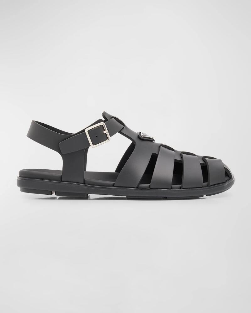 Prada Men's Leather Fisherman Sandals Cover