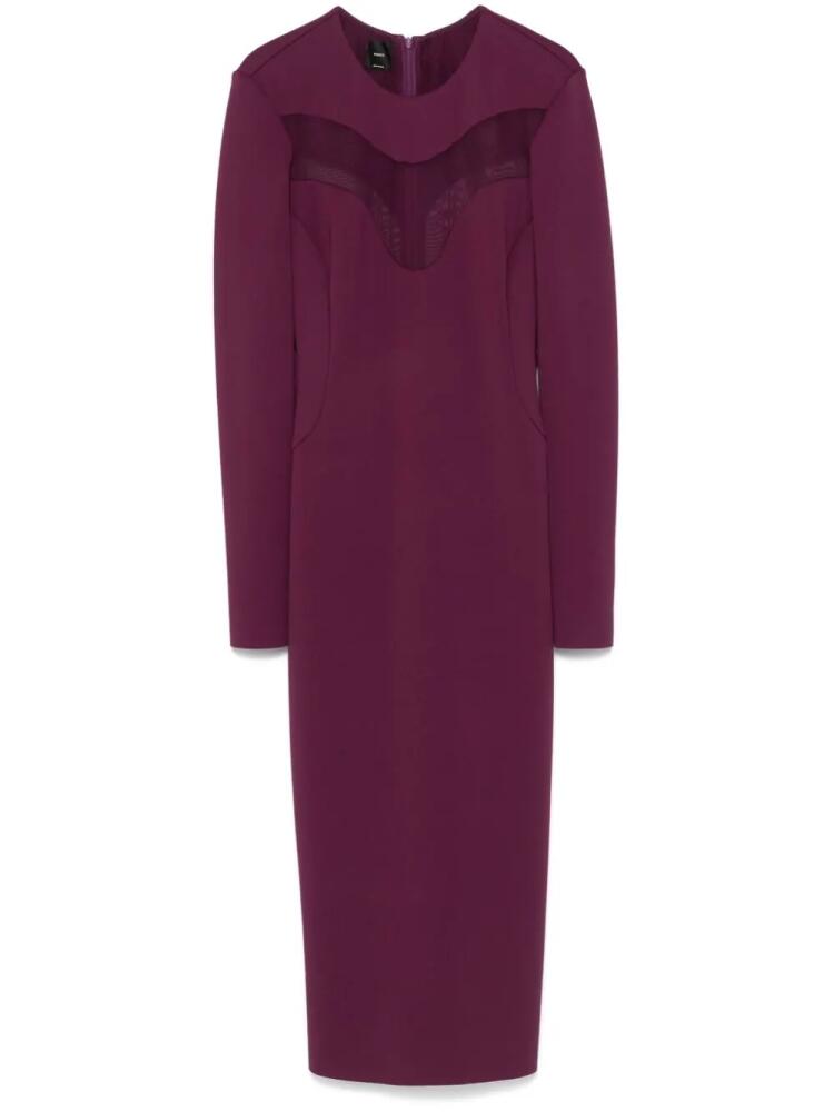 PINKO Arles midi dress - Purple Cover