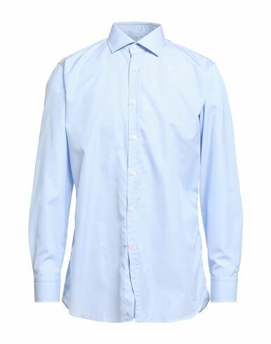 Dunhill Man Shirt Sky blue Size 17 ½ Cotton Cover