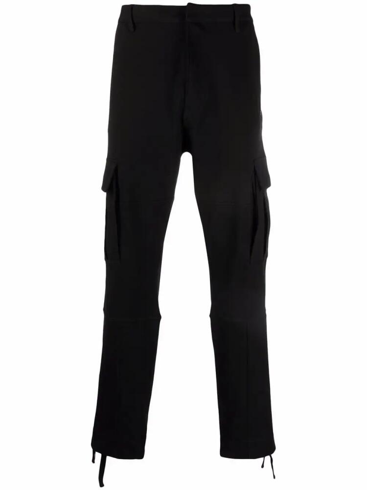 Marcelo Burlon County of Milan Cross embroidered cargo track pants - Black Cover