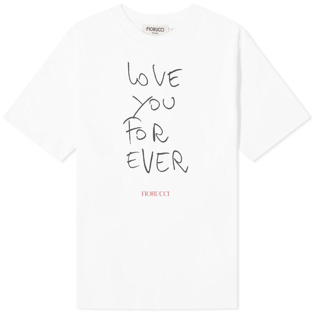 Fiorucci Women's Love you Forever T-Shirt in White Cover