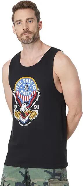 Volcom Freedomeagle Tank (Black) Men's Clothing Cover